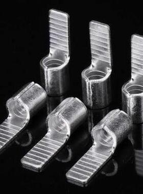 C无品牌/45插接线价端铜片子片状紫国标C45（一包格)