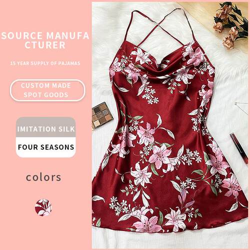 Camisole dress, camisole dress, women's summer floral