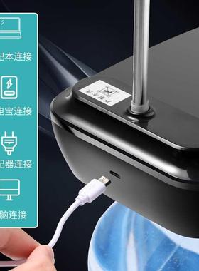 黑色台座水器F8757H9S水家用桶上装抽水饮水机充电抽器小型水泵