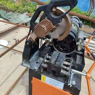 铁成冷切锯10寸14寸滚丝机改装螺纹钢切割机 台式切铁机切管冷切