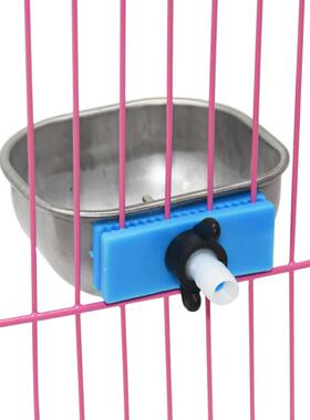 Stainless Steel Rabbit Water Bowl Farm Rabbit Automatic Drin