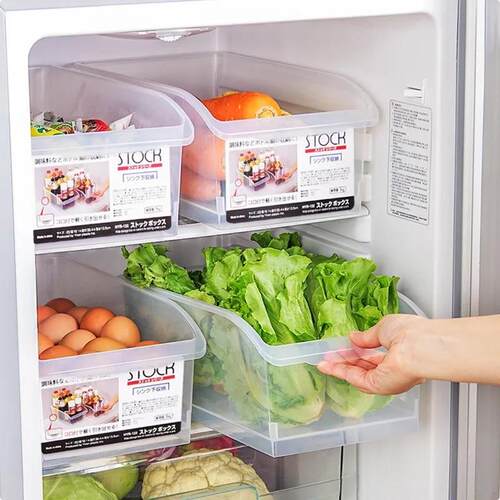 Large refrigerator storage box, drawer-type freezer kitchen