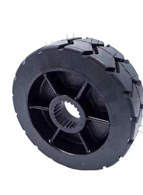 中力电动搬运车悍金刚驱动轮 EPT20-15/20ET2H行走黑色橡胶防滑轮