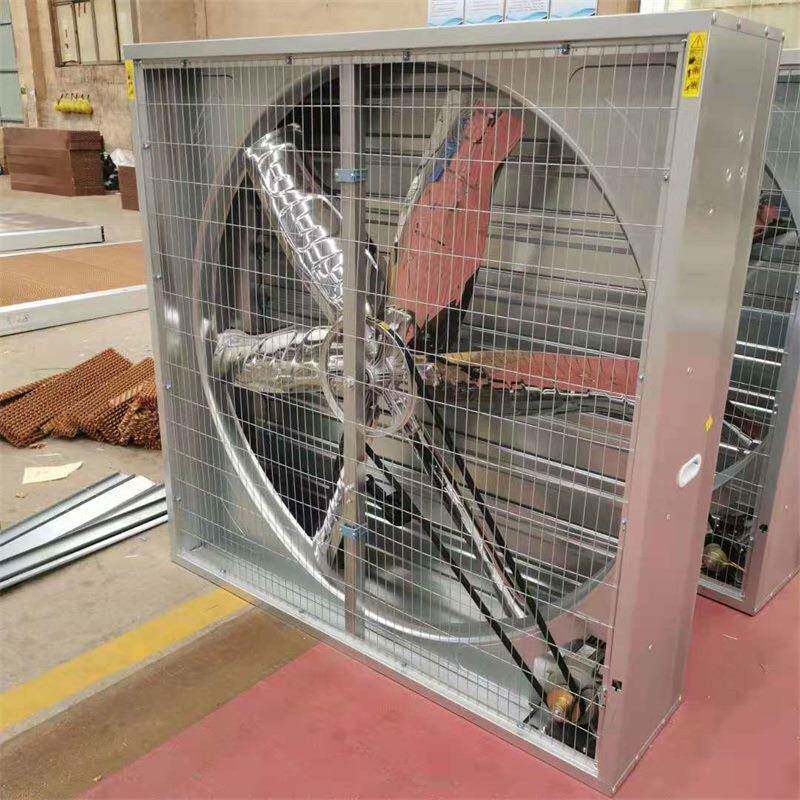 养殖风机水帘养殖场镀锌板降温风机水帘猪场用散热设备 工业风扇