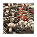 高承载单双排NE提升机链轮总成 输送机链轮总成 TH型矿用链轮齿轮