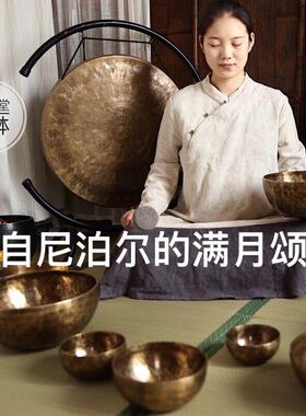 尼泊尔手工满月颂钵 瑜伽课程专用音钵 13-30cm多尺寸颂钵选择