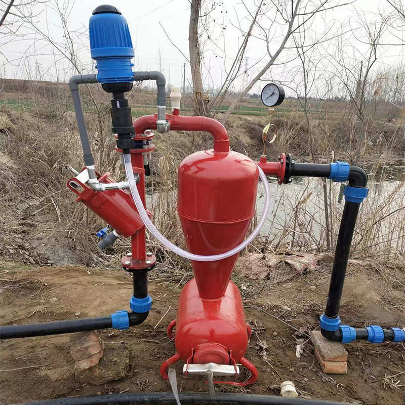 现货钢制离心过滤器厂家  农田灌溉滴灌喷灌全自动反冲洗过滤器