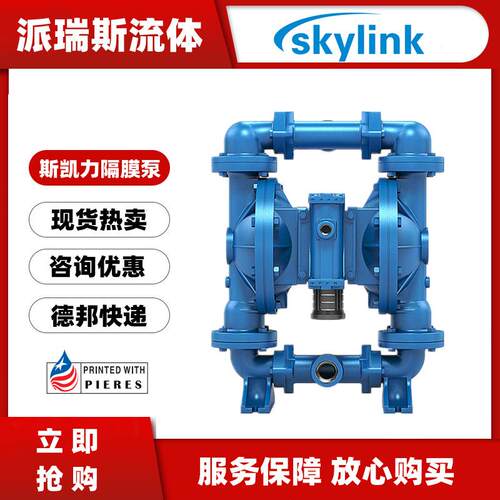 现货SKYLINK气动双隔膜泵SK40/3AAA/EEEE/OBO气阀1.5寸DN40