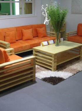 实木木沙发木沙制发沙发发床组a合沙沙发