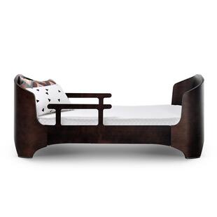 soe实rer年施儿童床高档木婴儿床时乐尚弯曲木婴儿成长床K6少家具