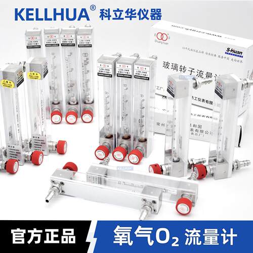 O2氧气专用双环玻璃转子气体流量计器LZB-3WBF4610气体不锈钢定制
