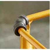 铁方凳底脚钢筋凳套脚防滑静音耐磨底脚管夹圆凳防划塑料脚垫 包邮