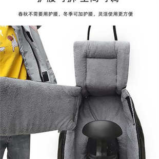 亲子电动车后座电j瓶电动自行车摩托座椅挡风被儿童冬季加绒加厚