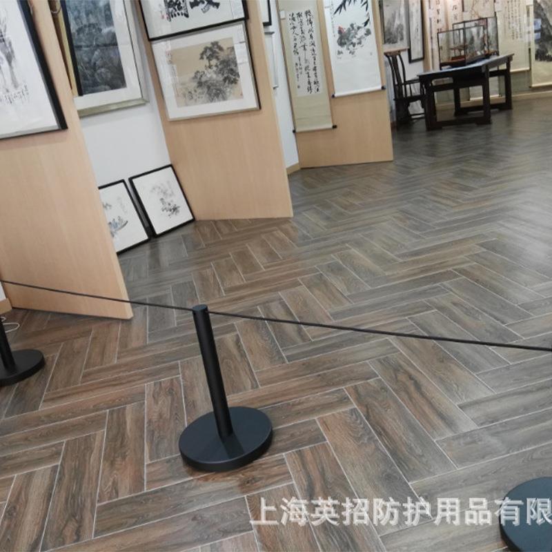 矮围栏博物馆美术展览馆穿绳隔离栏栏杆座防护栏画廊室防撞创意