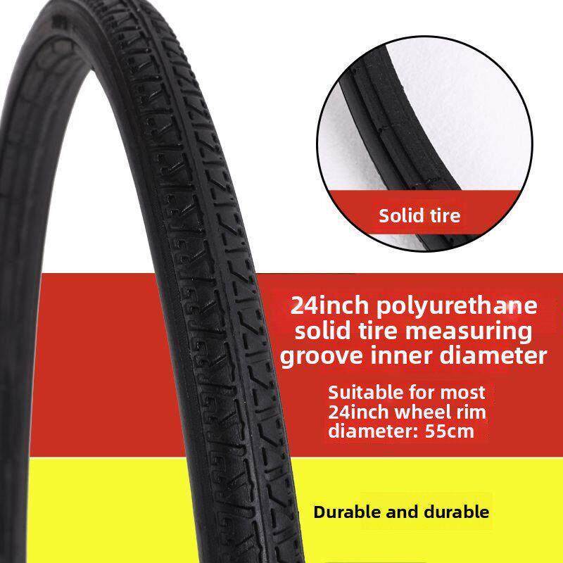 24英寸轮椅轮胎实心轮胎24X1/1 3/8自行车轮胎充气真空轮胎后轮椅