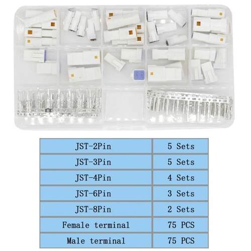 188Pcs/19套JST02R-JWPF-VSLE2/3/4/6/8PinJST02T03R04R