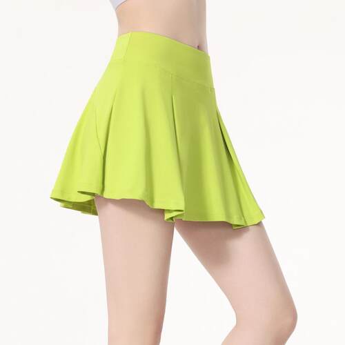Running, sports, short skirt, women's training, yoga, half