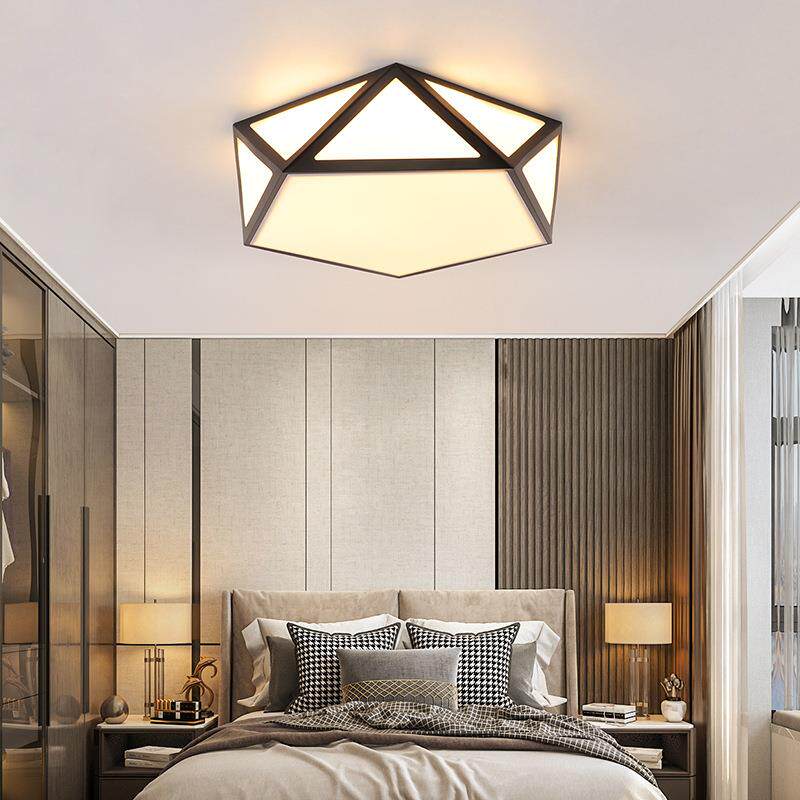 LED客厅吸顶灯现代简约家用卧室餐厅书房灯个性创意北欧几何灯具