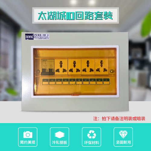工地箱临时插座箱移动型PZ30-10 12回路箱 明暗装 工程户外配电箱