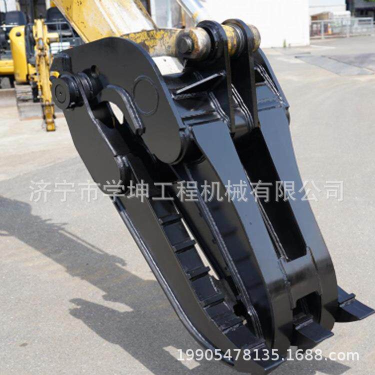 5-8吨挖掘机抓木器 开口大多用途 机械式 抓钢机