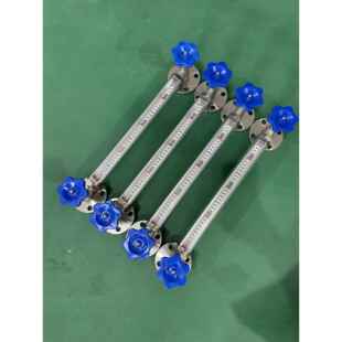 水箱水位玻璃管液位计304不锈钢考克法兰式有机玻璃耐高温液位计