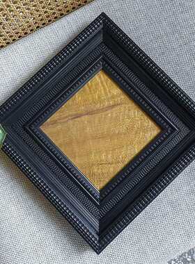 金丝楠木入画 中古风小众艺术装饰画餐边柜玄关卧室床头高级挂画