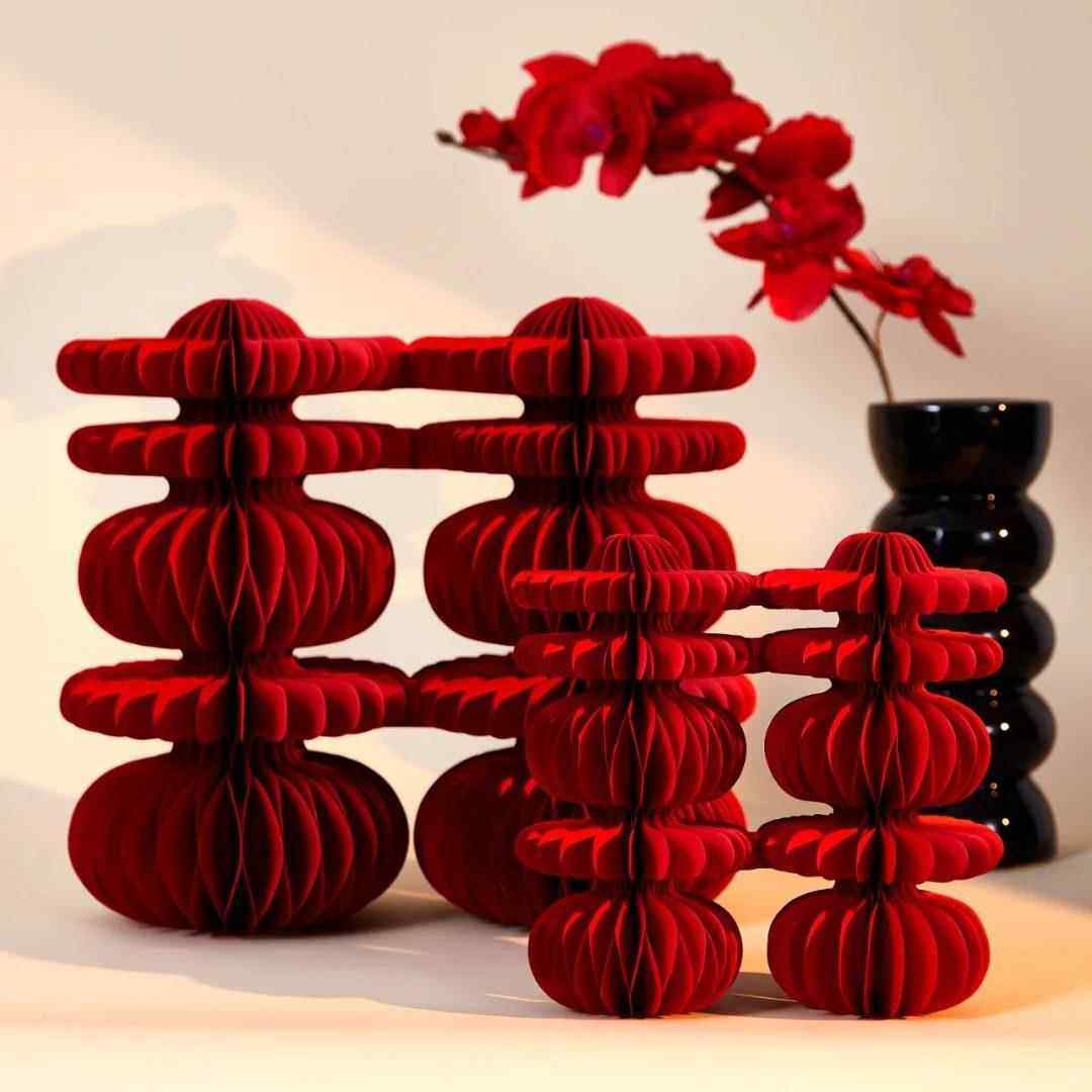 蜂窝球喜字摆件婚房摆台布置订婚宴摆饰立体客厅桌面装扮婚庆用品,节庆用品/礼品,喜字/剪纸/贴纸,淘宝优惠券,粉丝福利购,淘宝优惠卷