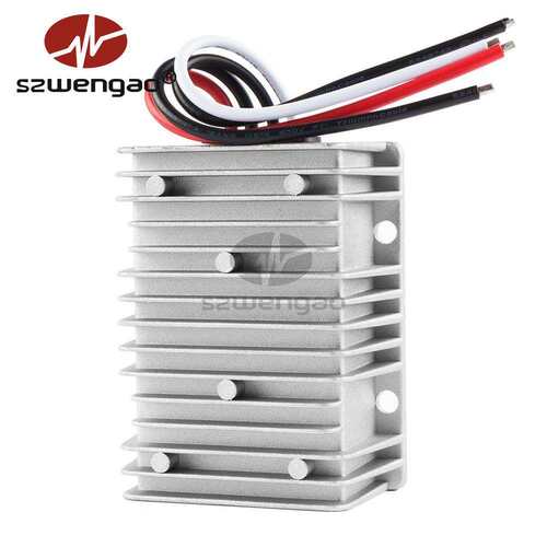 48V转24V20A防水电源转换器480W DC-DC直流稳压器 车载电源降压器