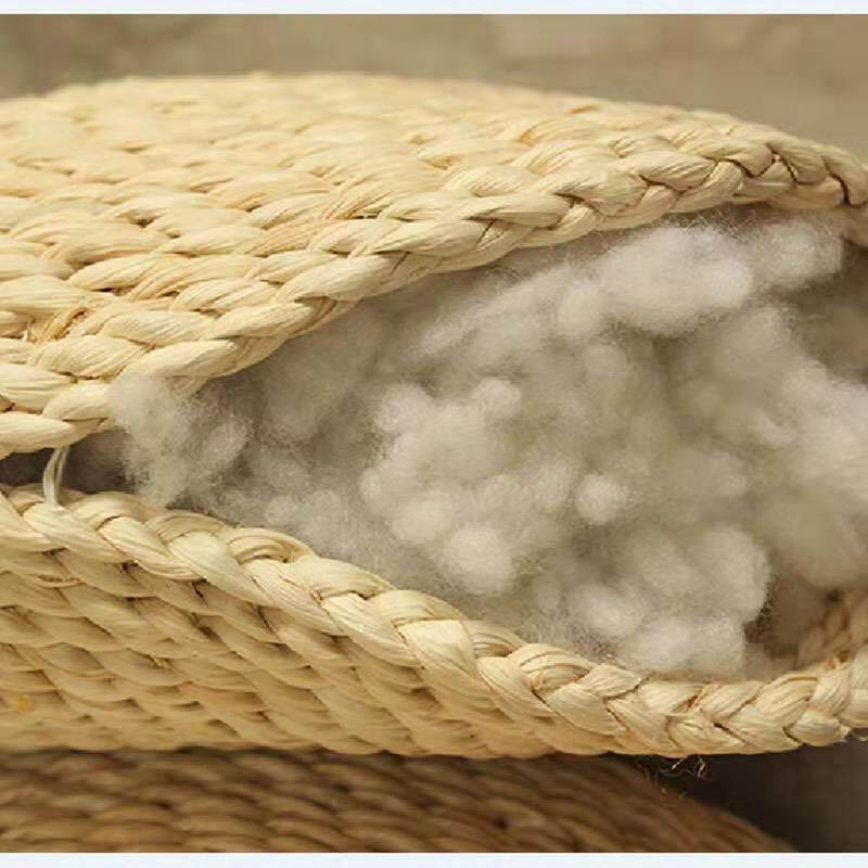 新款直销蒲草坐垫编织玉米拜佛地板茶道草垫子榻榻米打坐飘窗榻榻