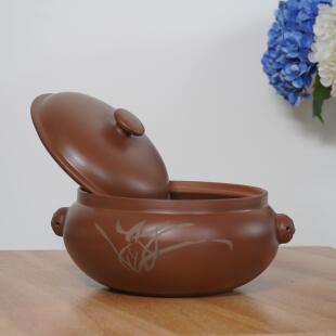 建水汽锅鸡一体陶瓷家用蒸锅云南专用紫陶气锅盗汗鸡蒸汽砂煲汤锅