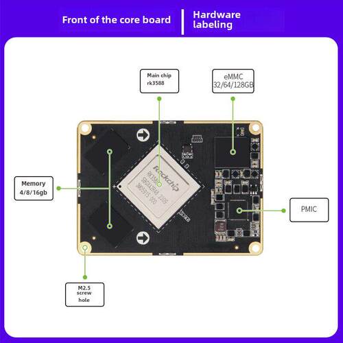 野火鲁班猫5卡电脑锐新微Rk3588核心板学习板Linux安卓视觉识别