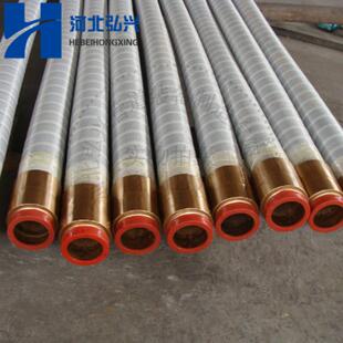 混凝土泵车两层钢丝缠绕橡胶软管砼泵配件泵车胶管