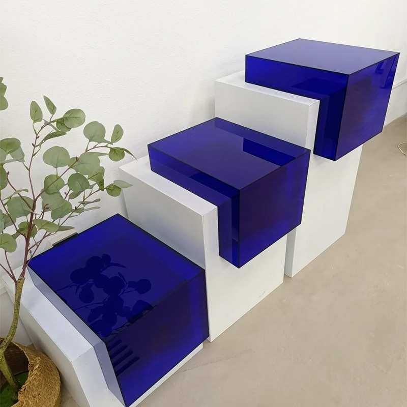 亚克力网红装饰道具奶茶店吧台L型展示架彩色展示盒摆件LOGO打印,商业/办公家具,宣传栏/公告栏,淘宝优惠券,粉丝福利购,淘宝优惠卷