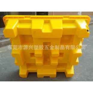 源兴塑料四桶防渗漏托盘 四面叉车化工接油运输盘 化学品二次容器