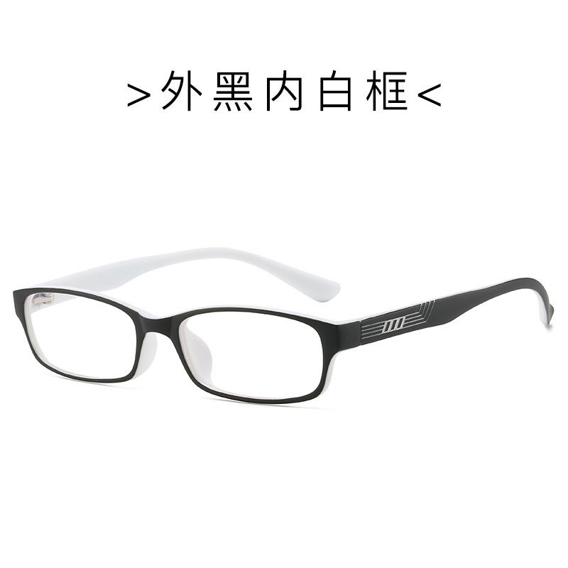 高档小黑框配高数近视眼镜1.74超薄1000度度1150度1射350度辐男女