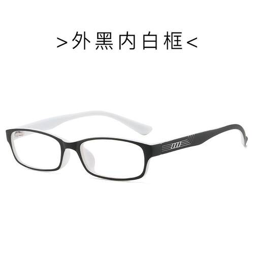 高档小黑框配高数近视眼镜1.74超薄1000度度1150度1射350度辐男女