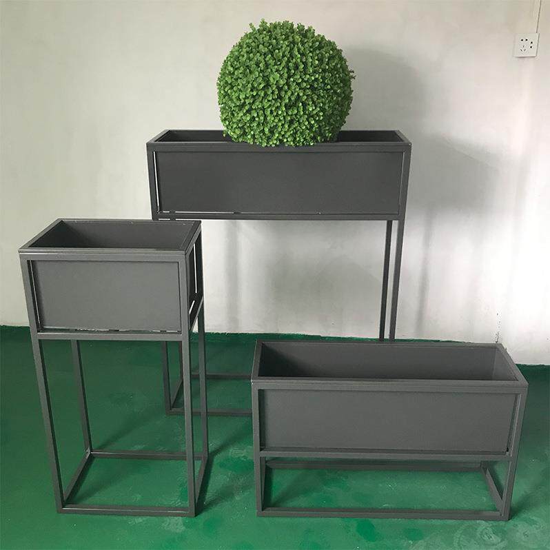 热卖花盆北欧风格户外金属植物架 简约收纳架 隔断绿植装饰花架