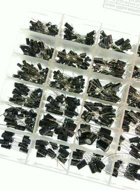 36f个号电解电容0.1uf50v4*71-1000u6v8*1610GYQ00只样品型盒