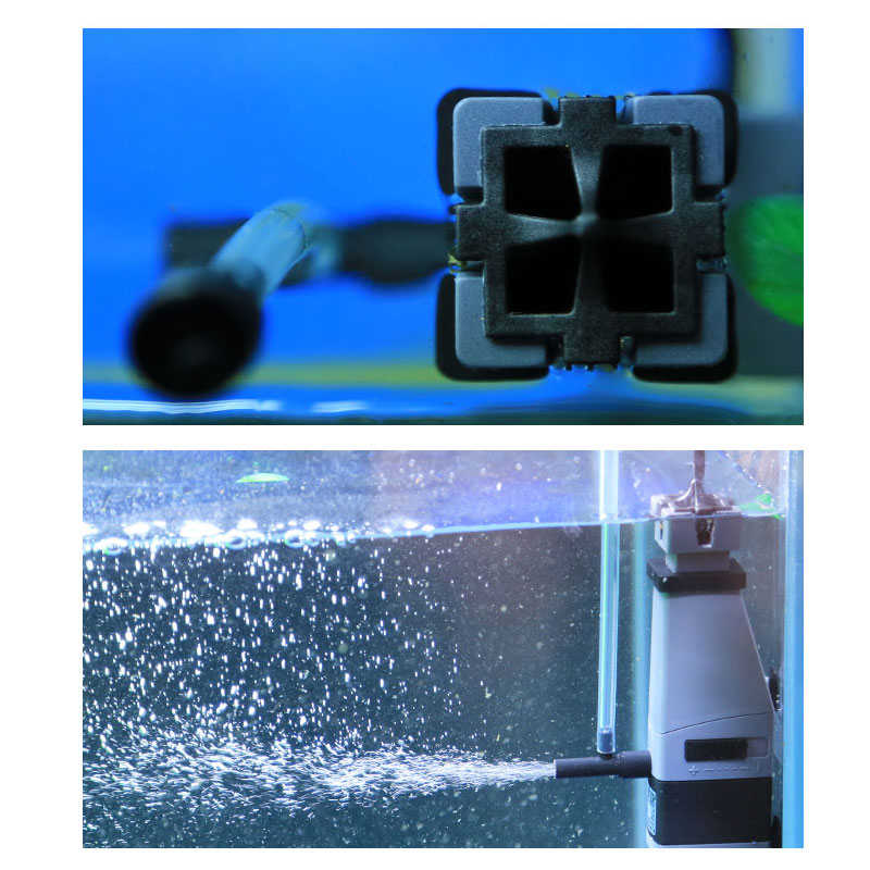 精品森森除油膜器鱼缸过滤器水族增氧打氧去油膜机增氧水位自动调