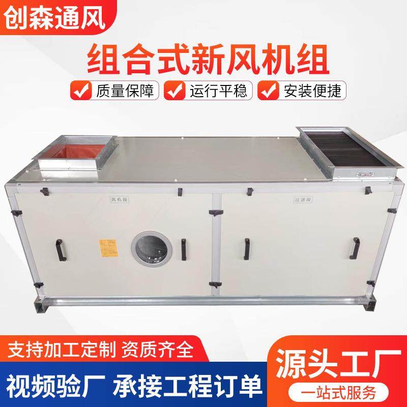 组合气式新新风机组风换气净化统空处理化学OLN过滤机组厂家系直