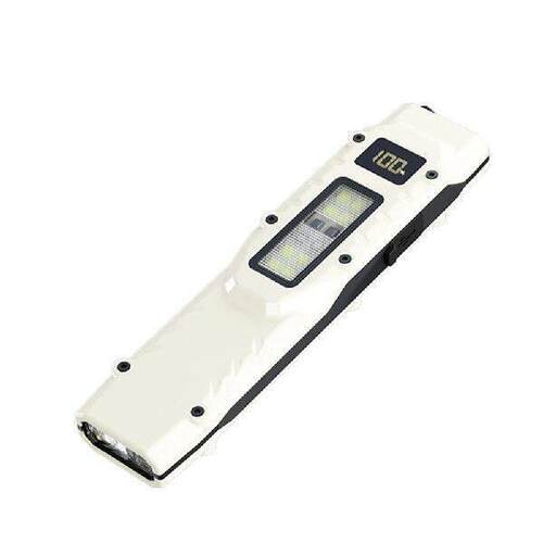 LED Ultra-thin Flashlight W/ Digital LED Display Flat Shape