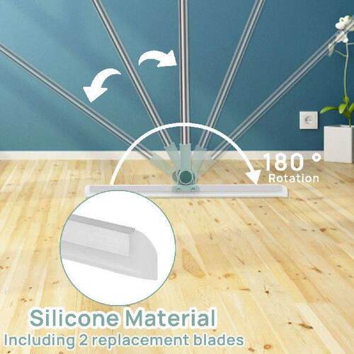 Cleaning Brush Long Handle Telescopic Magic Broom Silicone