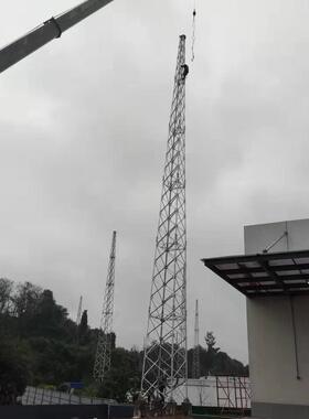 防雷塔避雷塔四柱角钢避雷针塔GFW三柱圆钢电力架构塔GFL塔GH钢塔