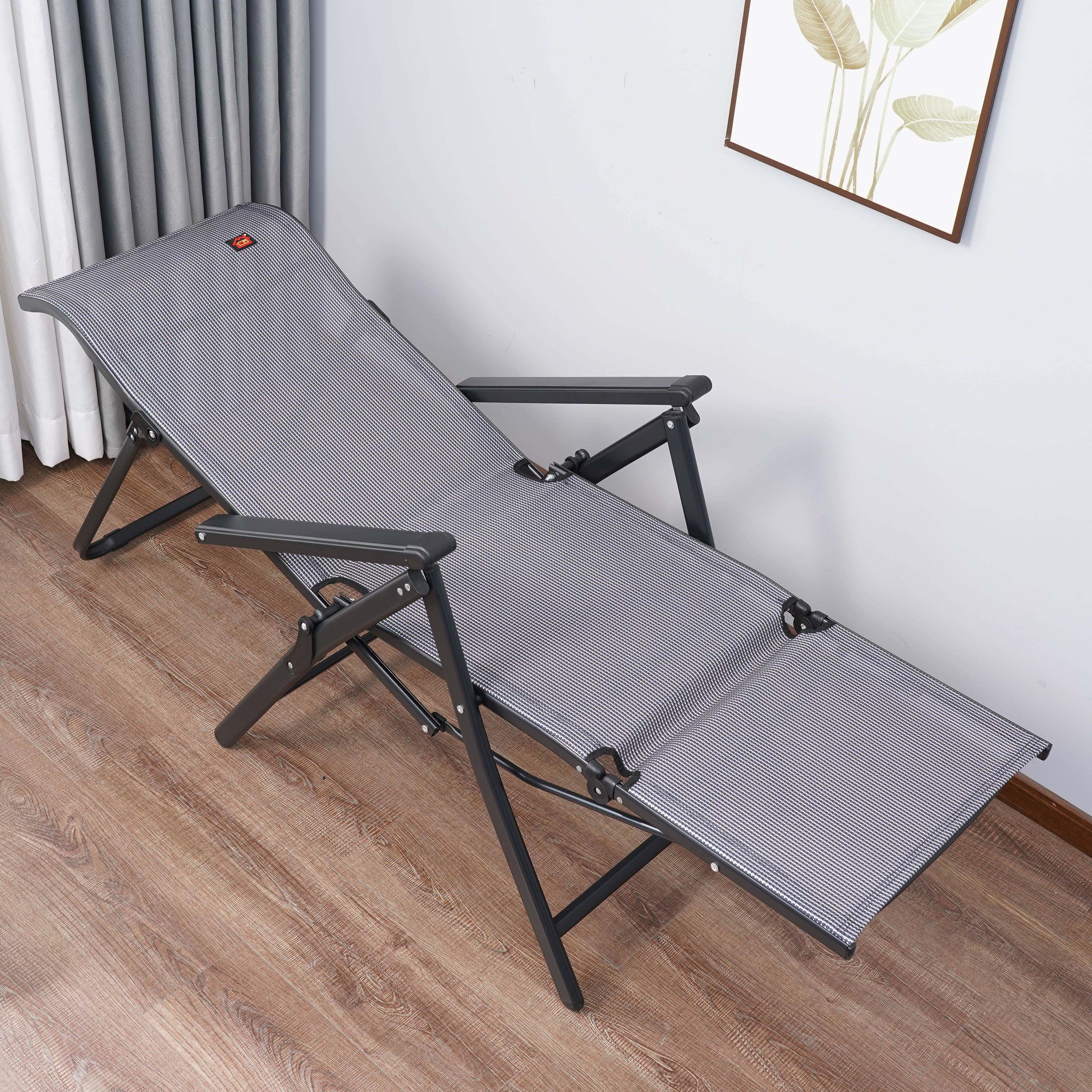 折叠可调节平躺靠背椅阳台午休舒适办公家用宿舍电脑椅庭院户外椅