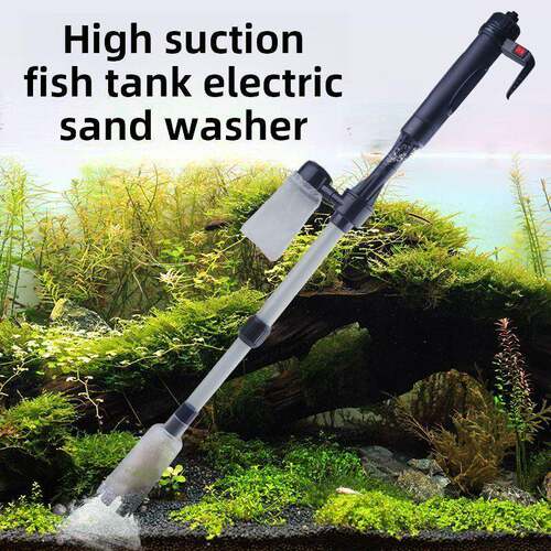 鱼缸电动换水器水缸鱼粪吸沙机电动水泵清洁工具
