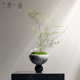 现代大理石花器永生花盆景酒店样板间高级感茶几客厅摆件现代装 饰