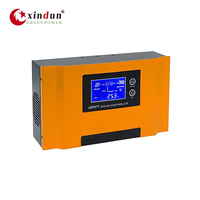 MPPT太阳能控制器12V24V48V自动识别10A-100A路灯监控光伏控制器