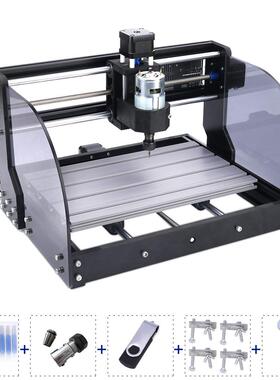三轴雕刻机CNC3018pro-m小型数控切割机三轴迷你DIY激光雕刻机