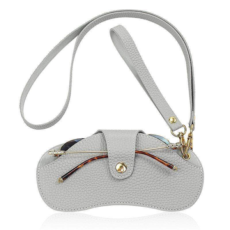 眼镜收纳包便携式女墨镜盒太阳眼镜夹保护套随身时尚近视眼镜盒