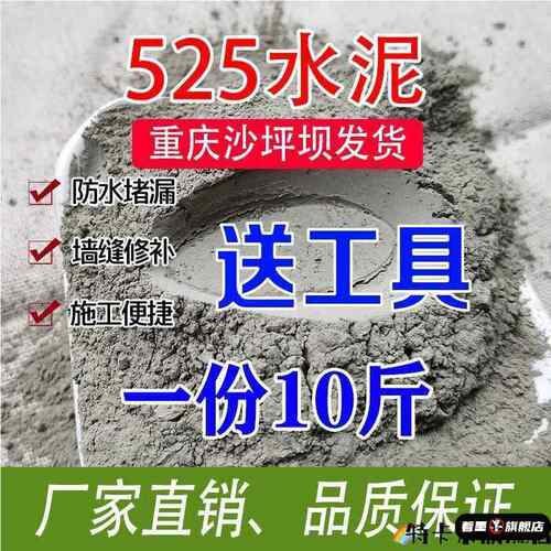 10斤散装水泥 高强度425卫生间漏水墙面裂缝速干砌墙打地坪包邮